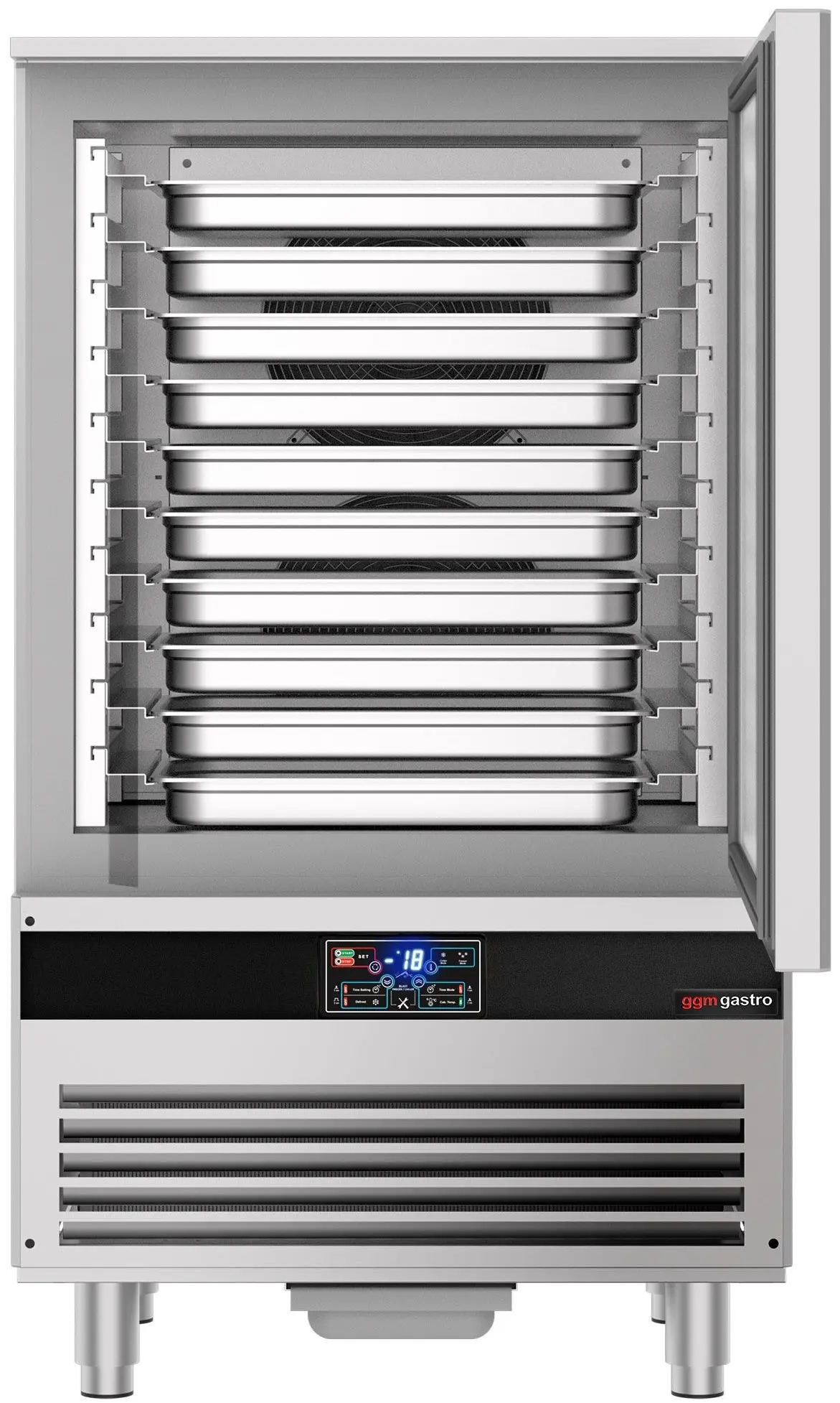Congelator cu soc termic GGM Gastro SFF1046NR (Inox) - 5