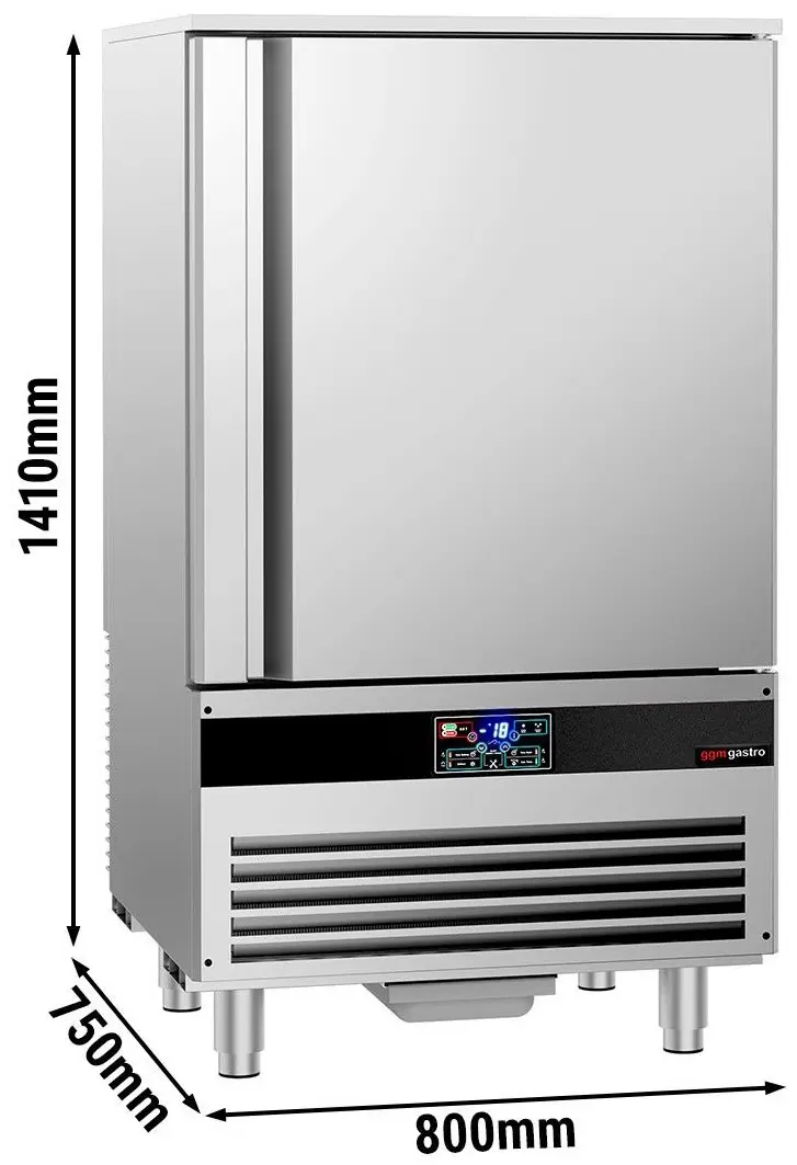 Congelator cu soc termic GGM Gastro SFF1046NR (Inox) - 10