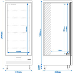 Congelator cu soc termic GGM Gastro SFF1546N (Inox) Thumb