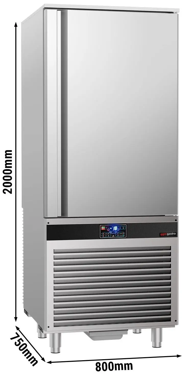Congelator cu soc termic GGM Gastro SFF1546N (Inox) - 10
