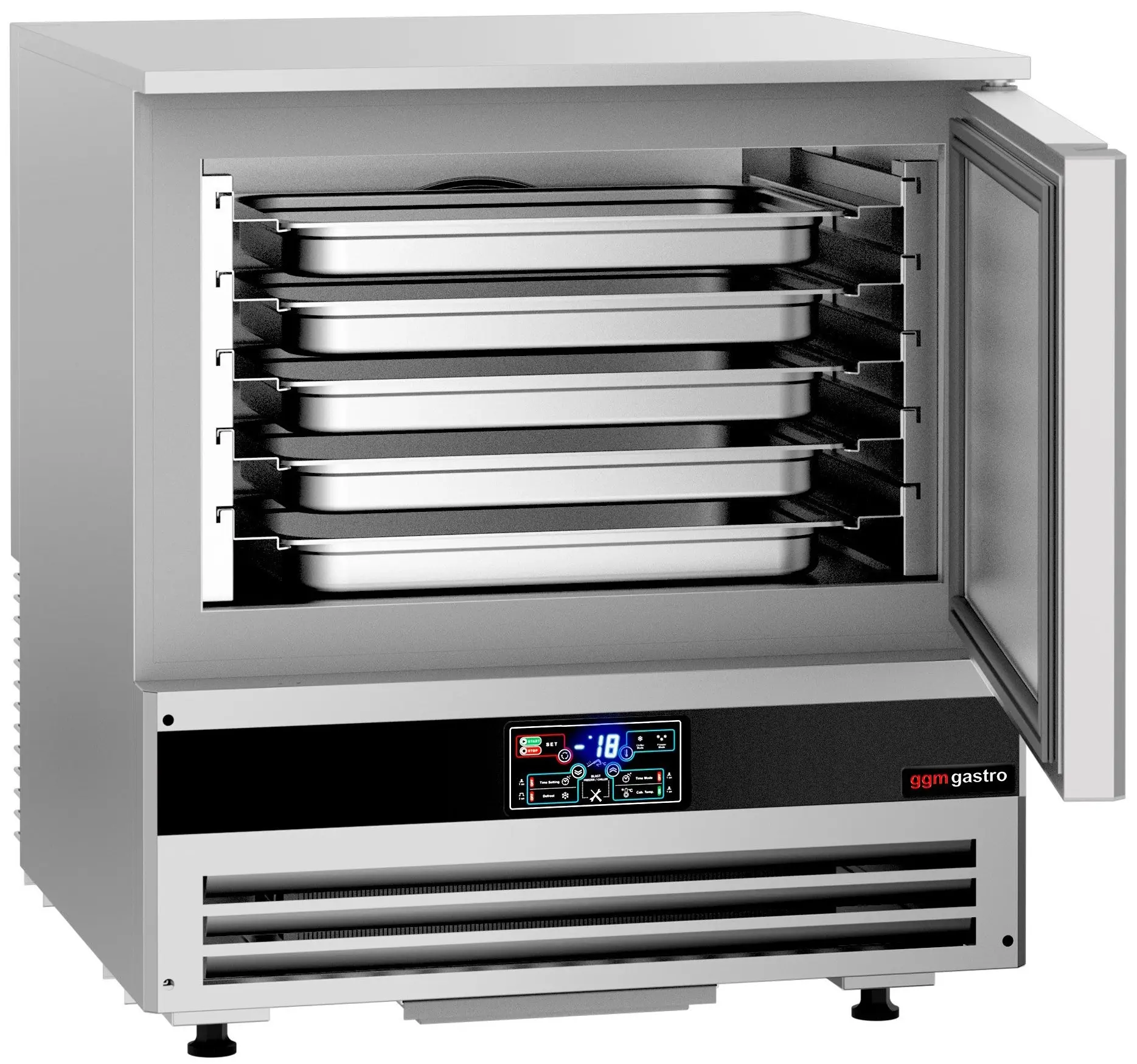 Congelator cu soc termic GGM Gastro SFF546NR (Inox) - 2
