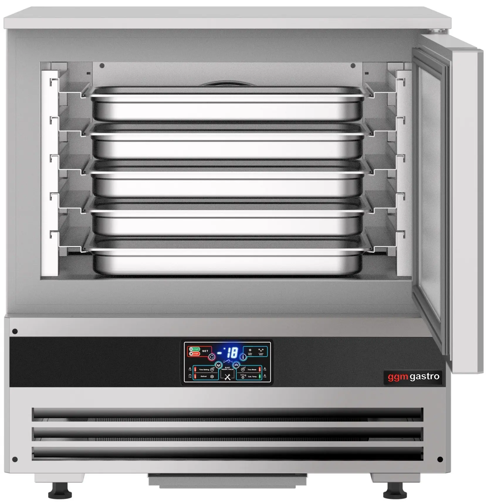 Congelator cu soc termic GGM Gastro SFF546NR (Inox) - 3
