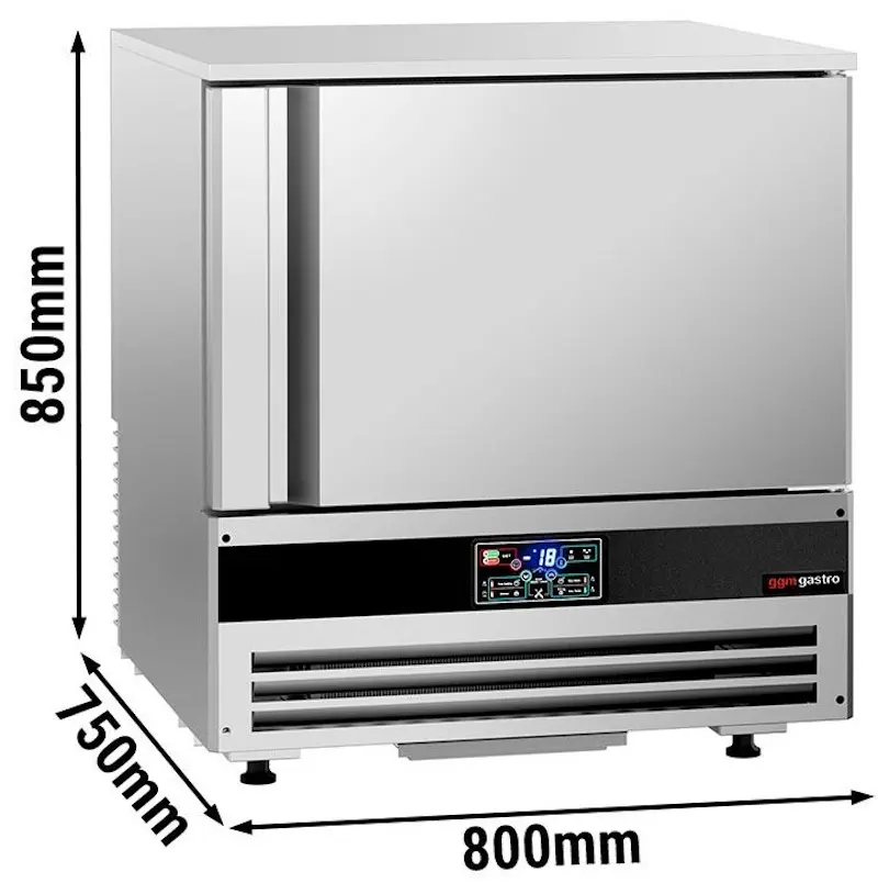 Congelator cu soc termic GGM Gastro SFF546NR (Inox) - 9