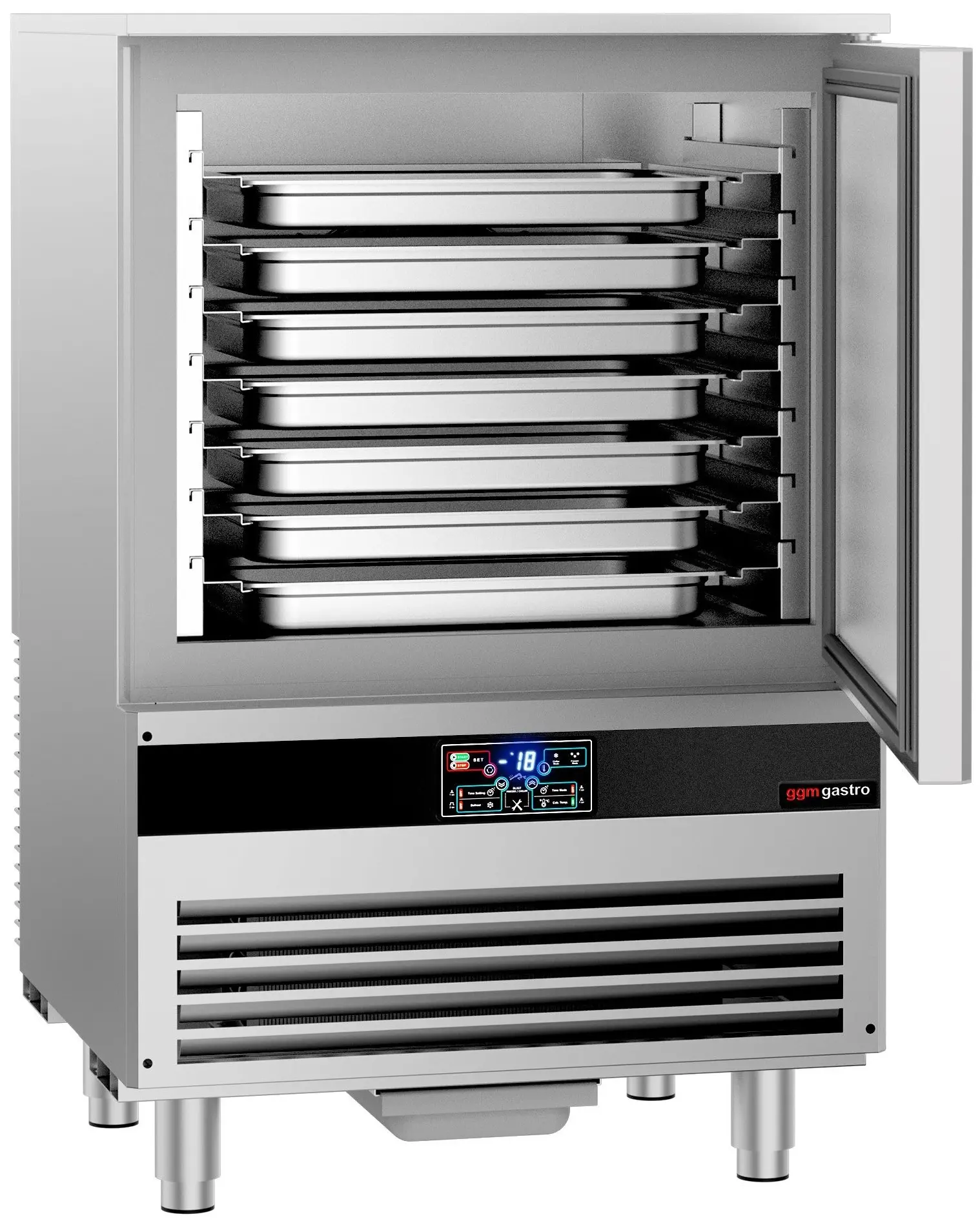 Congelator cu soc termic GGM Gastro SFF746NR (Inox) - 2
