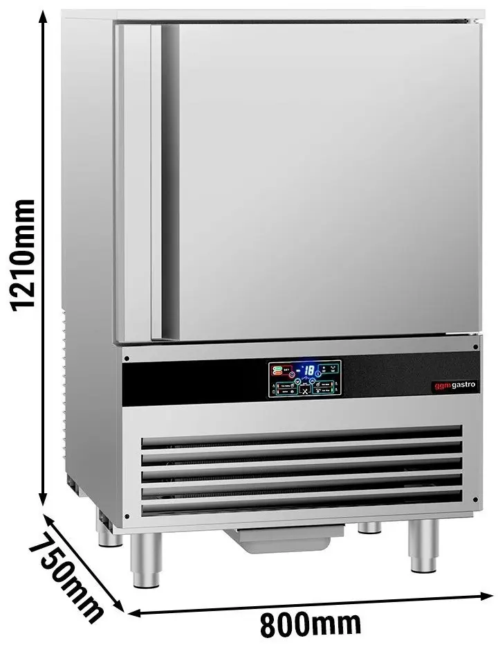 Congelator cu soc termic GGM Gastro SFF746NR (Inox) - 10