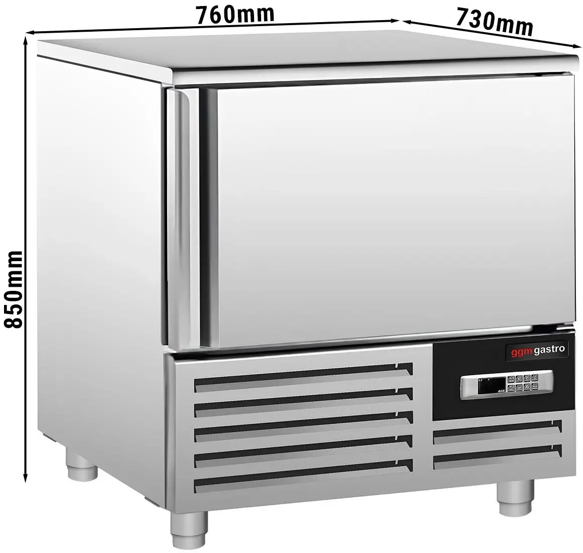 Congelator cu soc termic GGM Gastro SFHA3 (Inox) - 5