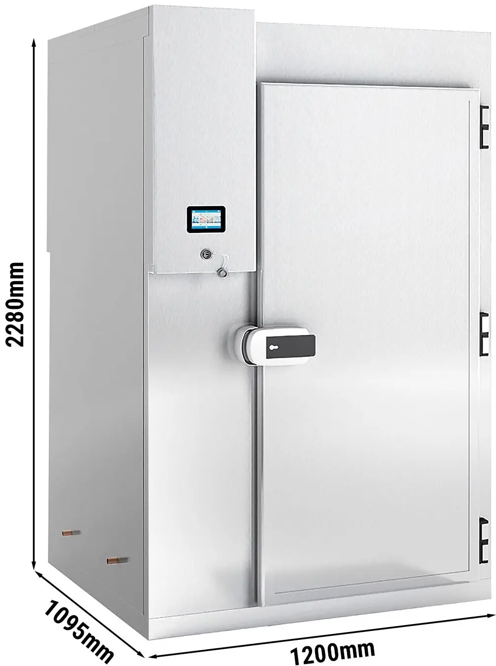 Congelator cu soc termic GGM Gastro SFI2011#AG (Inox) - 4