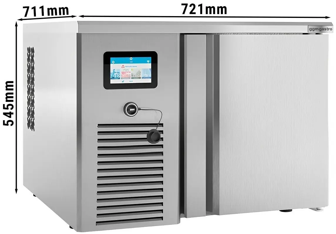 Congelator cu soc termic GGM Gastro SFI3 (Inox) - 4