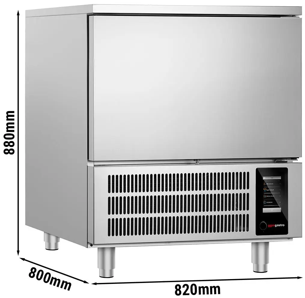 Congelator cu soc termic GGM Gastro SFP5 (Inox) - 4