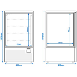 Congelator cu soc termic GGM Gastro SFS240 (Inox) Thumb