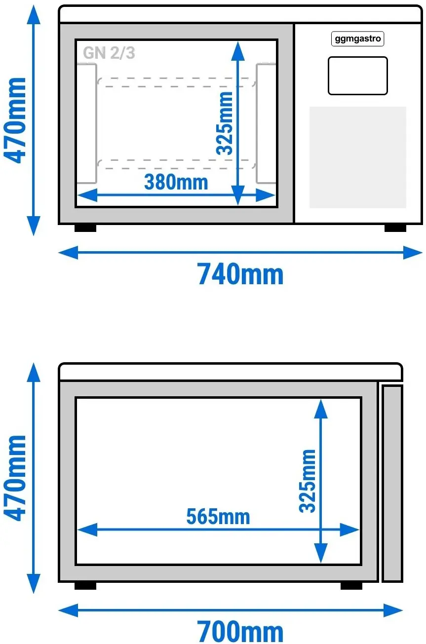 Шкаф шоковой заморозки GGM Gastro SFS40 (Inox) - 6