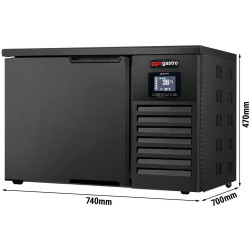 Congelator cu soc termic GGM Gastro SFS40B (Black) Thumb