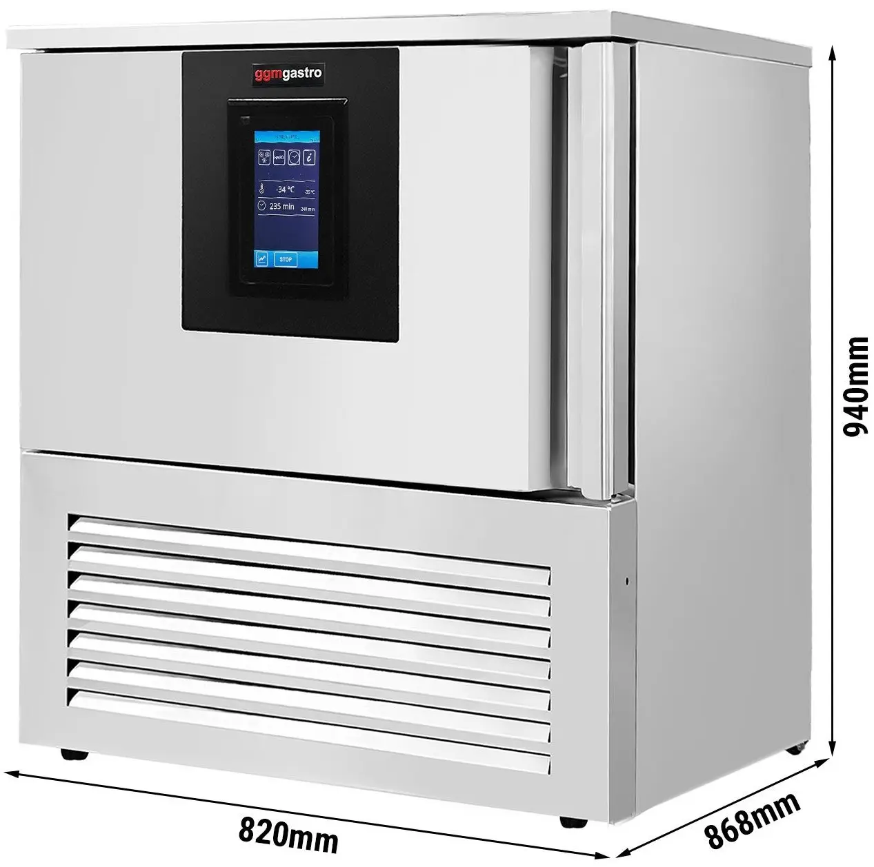 Congelator cu soc termic GGM Gastro SFTS120 (Inox) - 6
