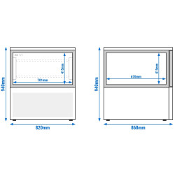 Congelator cu soc termic GGM Gastro SFTS120 (Inox) Thumb