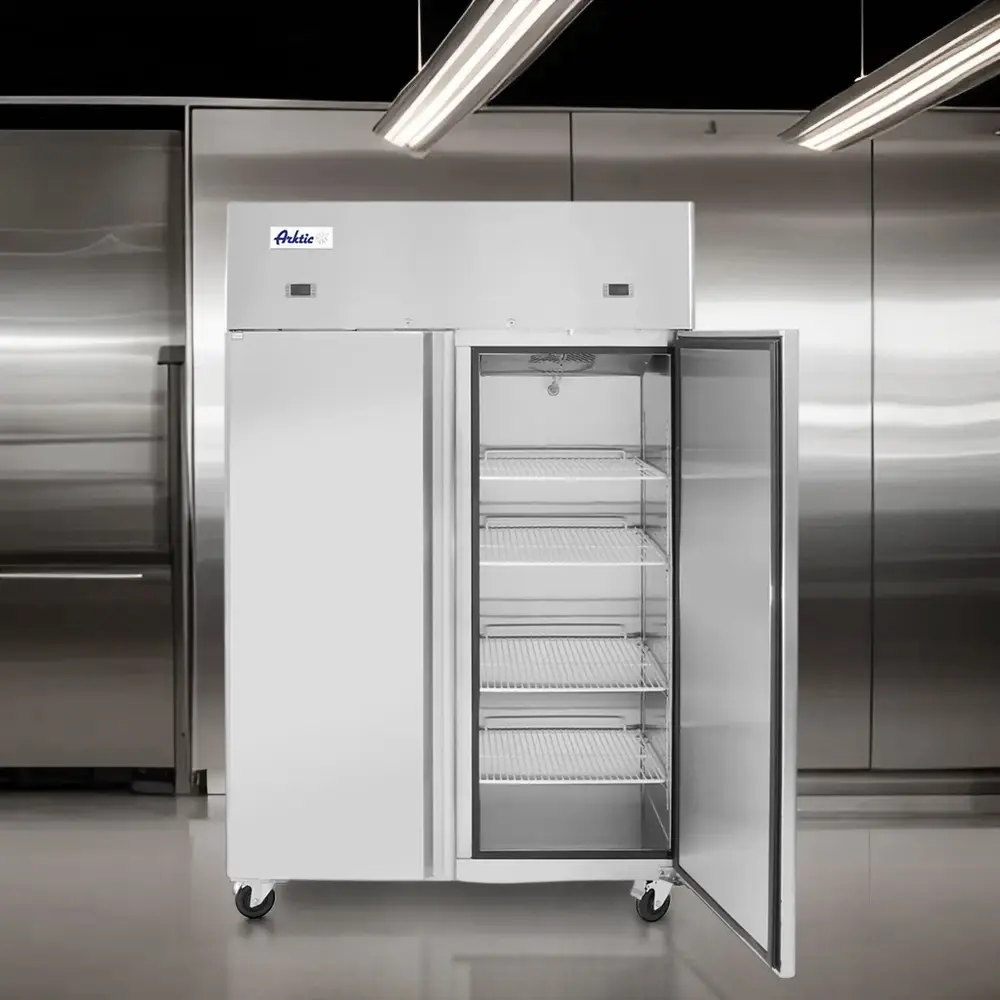 Холодильно-морозильный шкаф Hendi Arktic Profi Line 233146 (Inox)