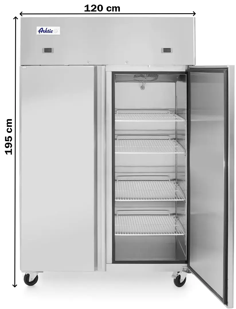 Холодильно-морозильный шкаф Hendi Arktic Profi Line 233146 (Inox)