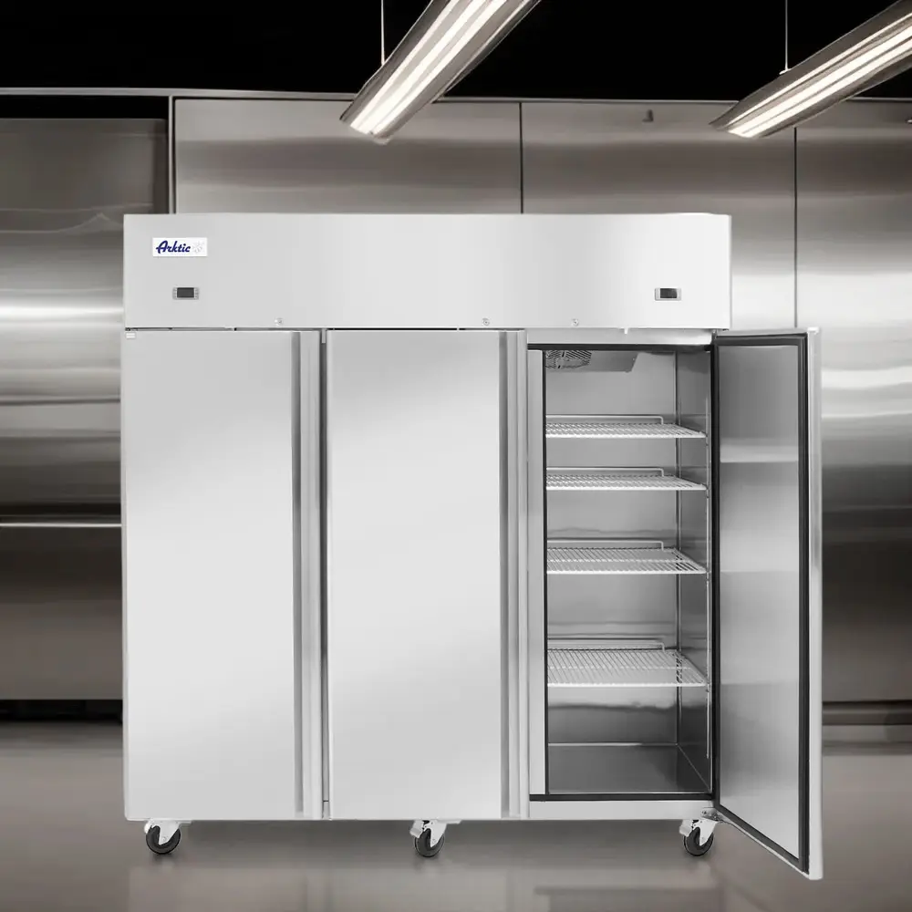 Холодильно-морозильный шкаф Hendi Arktic Profi Line 233153 (Inox)