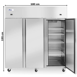 Холодильно-морозильный шкаф Hendi Arktic Profi Line 233153 (Inox) Thumb