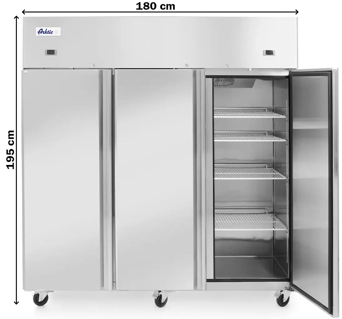 Холодильно-морозильный шкаф Hendi Arktic Profi Line 233153 (Inox)