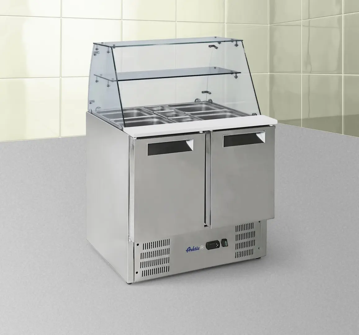 Masa rece pentru salata Hendi Arktic 236185 (Inox)