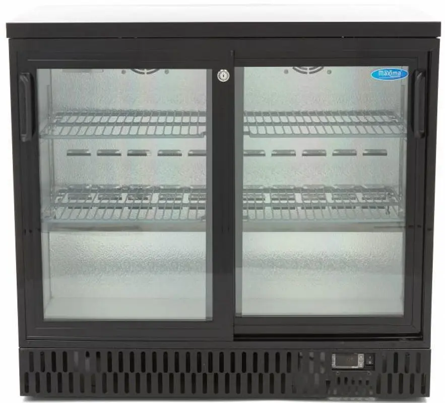 Frigider bar Maxima Deluxe Bar Bottle Cooler BCS 2 (Black)
