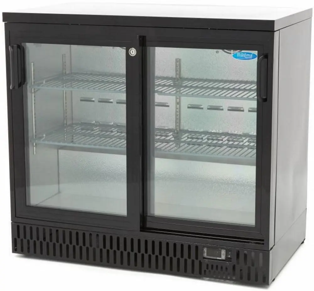 Frigider bar Maxima Deluxe Bar Bottle Cooler BCS 2 (Black)