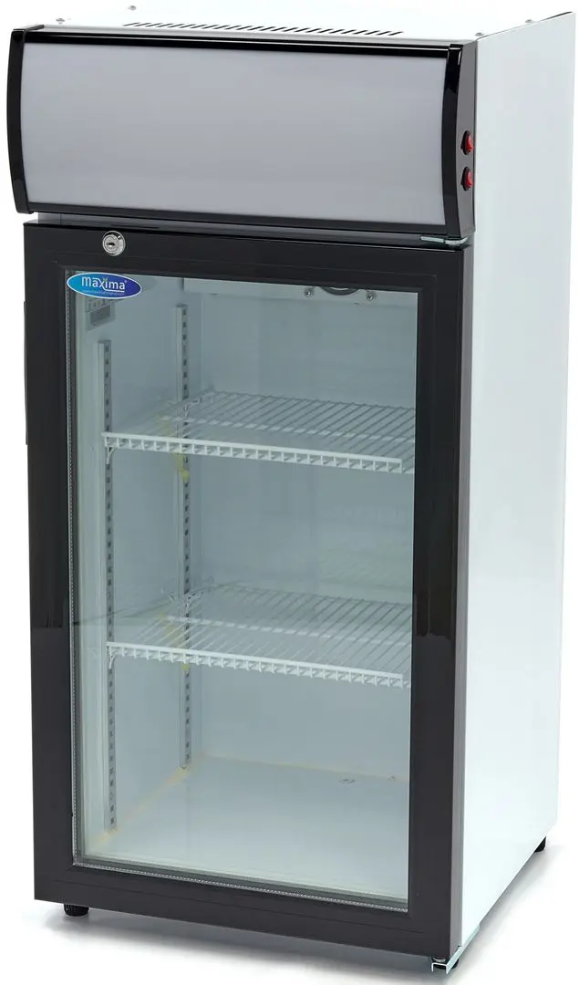 Frigider bar Maxima Display bottle cooler 80L (Gray)