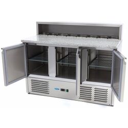 Masa refrigerata pentru pizza Maxima 3 9400205 (Inox) Thumb