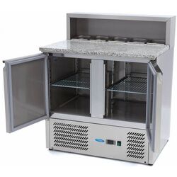 Masa refrigerata pentru pizza Maxima 9400200 (Inox) Thumb