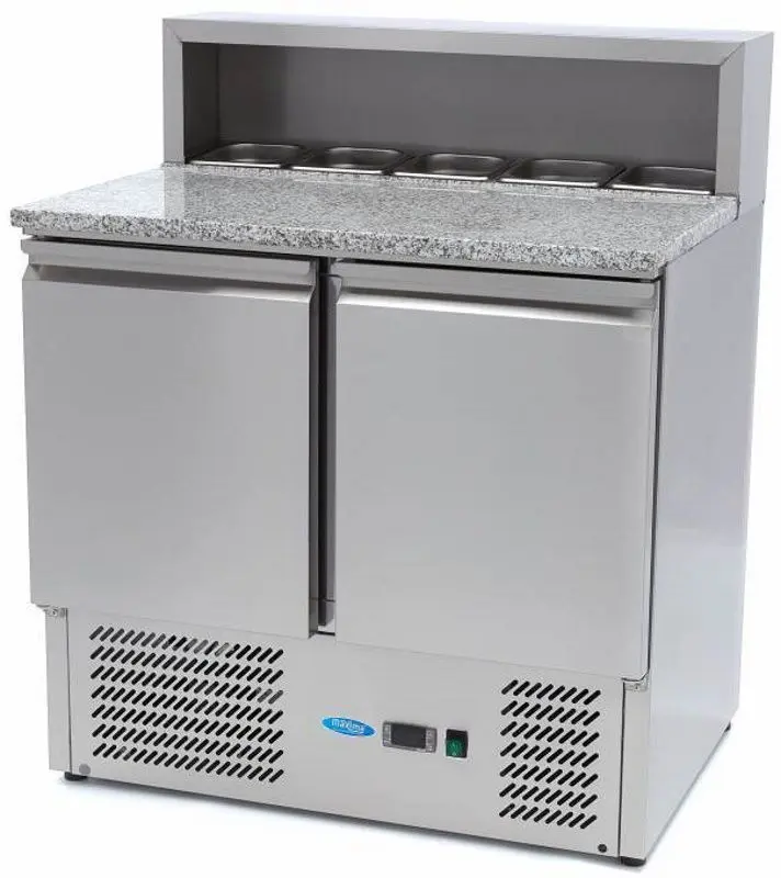Masa refrigerata pentru pizza Maxima 9400200 (Inox)