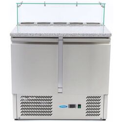 Masa-congelator pentru pizza Maxima 9400207 (Inox) Thumb