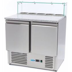 Холодильный стол для пиццы Maxima 9400207 (Inox)