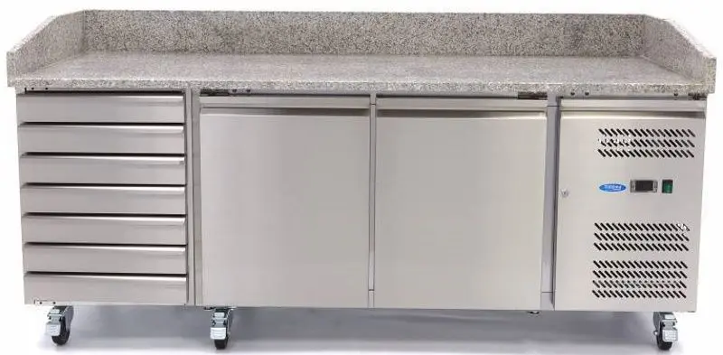 Masa refrigerata pentru pizza Maxima 9400210 (Inox)