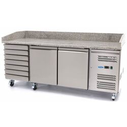 Холодильный стол для пиццы Maxima 9400210 (Inox)