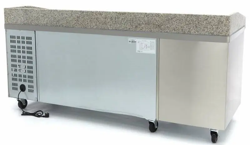 Masa refrigerata pentru pizza Maxima 9400210 (Inox)