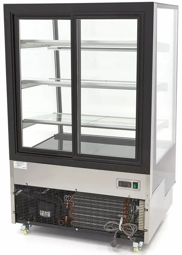 Vitrina frigorifica pentru patiserie Maxima Cake 9400842 (Black)