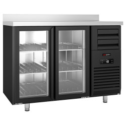 Masa frigorifica pentru bar GGM Gastro BGFI157B (Black) Thumb