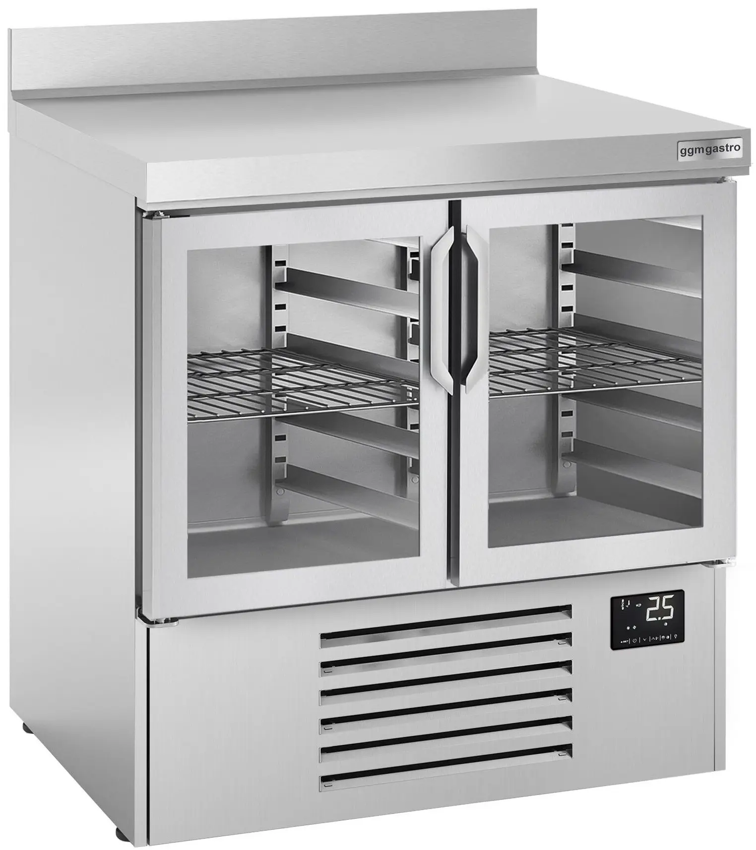 Masa frigorifica pentru bar GGM Gastro BGI107M (Inox) - 2