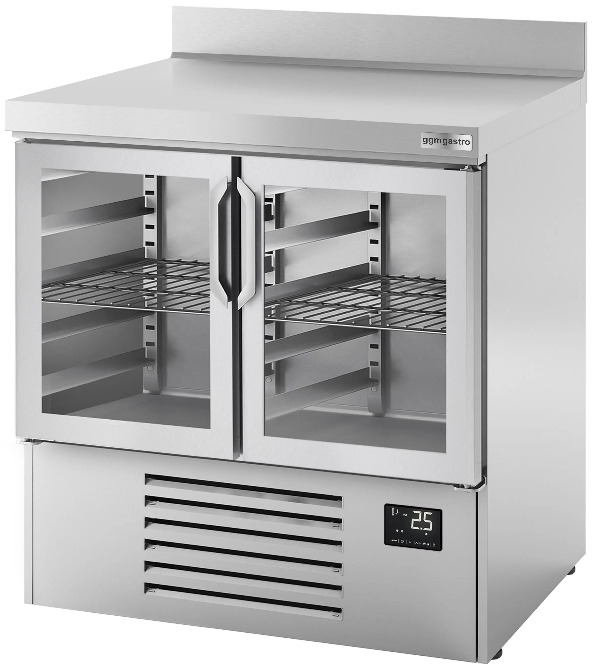 Masa frigorifica pentru bar GGM Gastro BGI107M (Inox) - 5