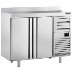 Masa frigorifica pentru bar GGM Gastro BGI156H (Inox)