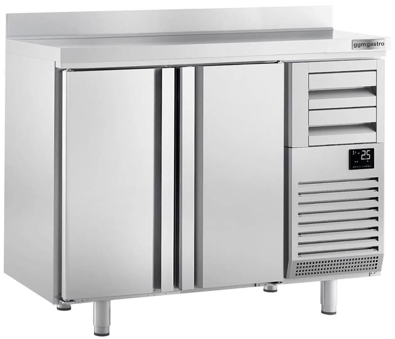 Masa frigorifica pentru bar GGM Gastro BGI156H (Inox)