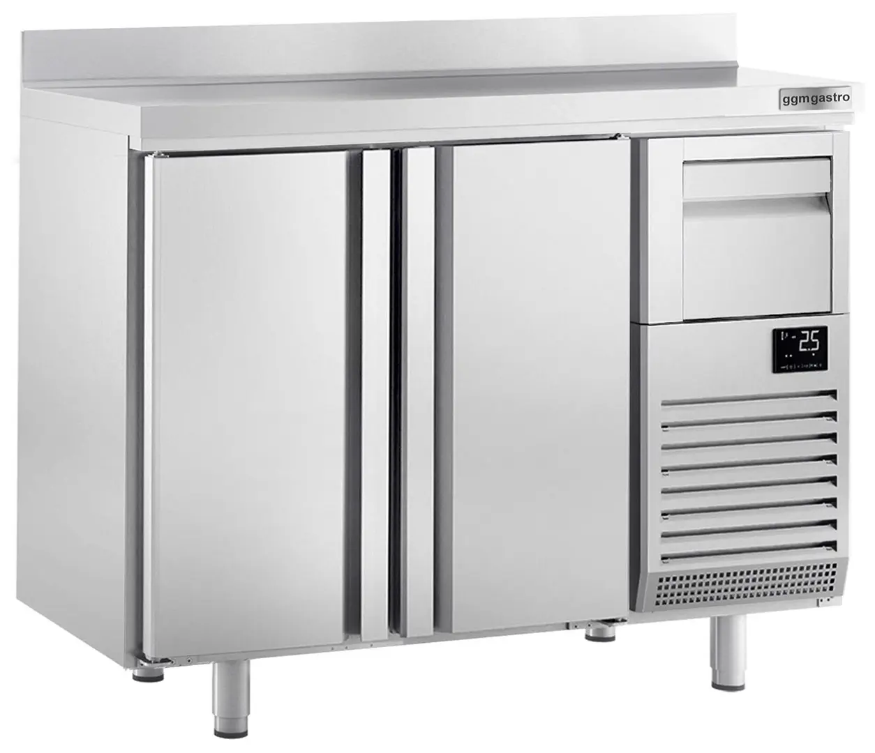 Masa frigorifica pentru bar GGM Gastro BGI156HA (Inox)