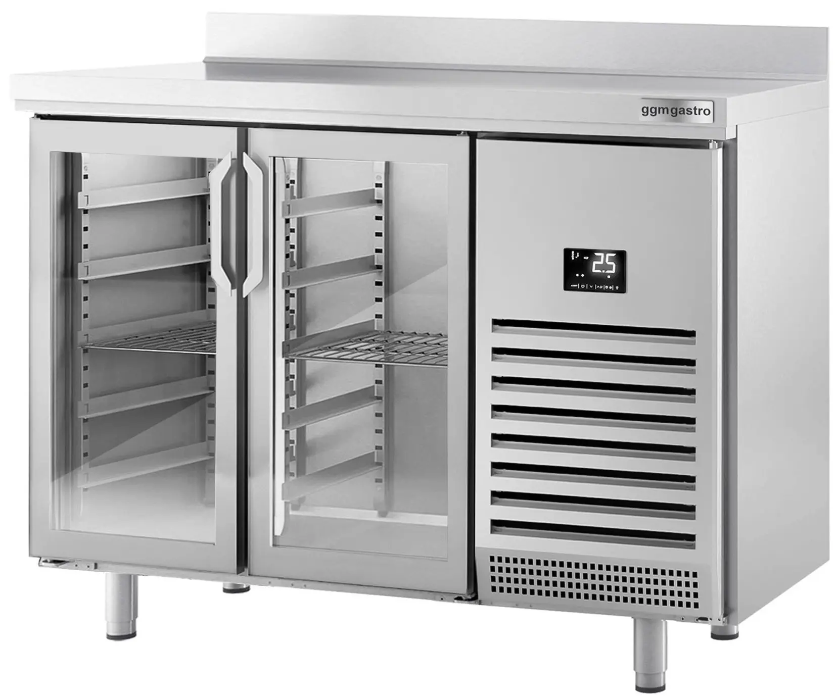 Masa frigorifica pentru bar GGM Gastro BGI157 (Inox) - 3