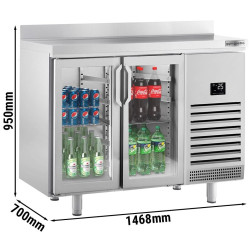 Masa frigorifica pentru bar GGM Gastro BGI157 (Inox) Thumb