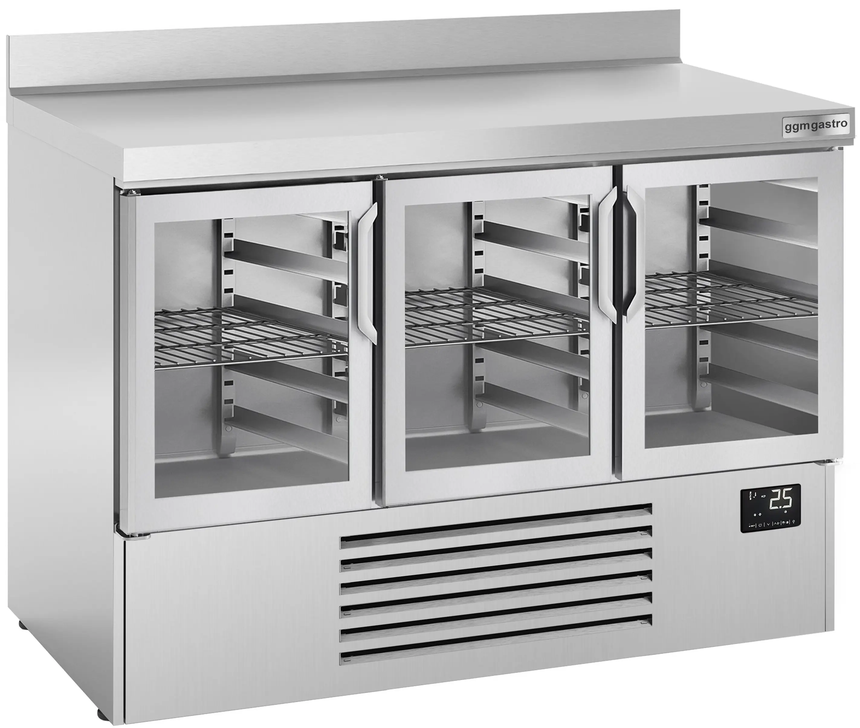 Masa frigorifica pentru bar GGM Gastro BGI157M (Inox) - 2