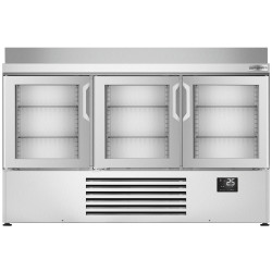 Masa frigorifica pentru bar GGM Gastro BGI157M (Inox) Thumb