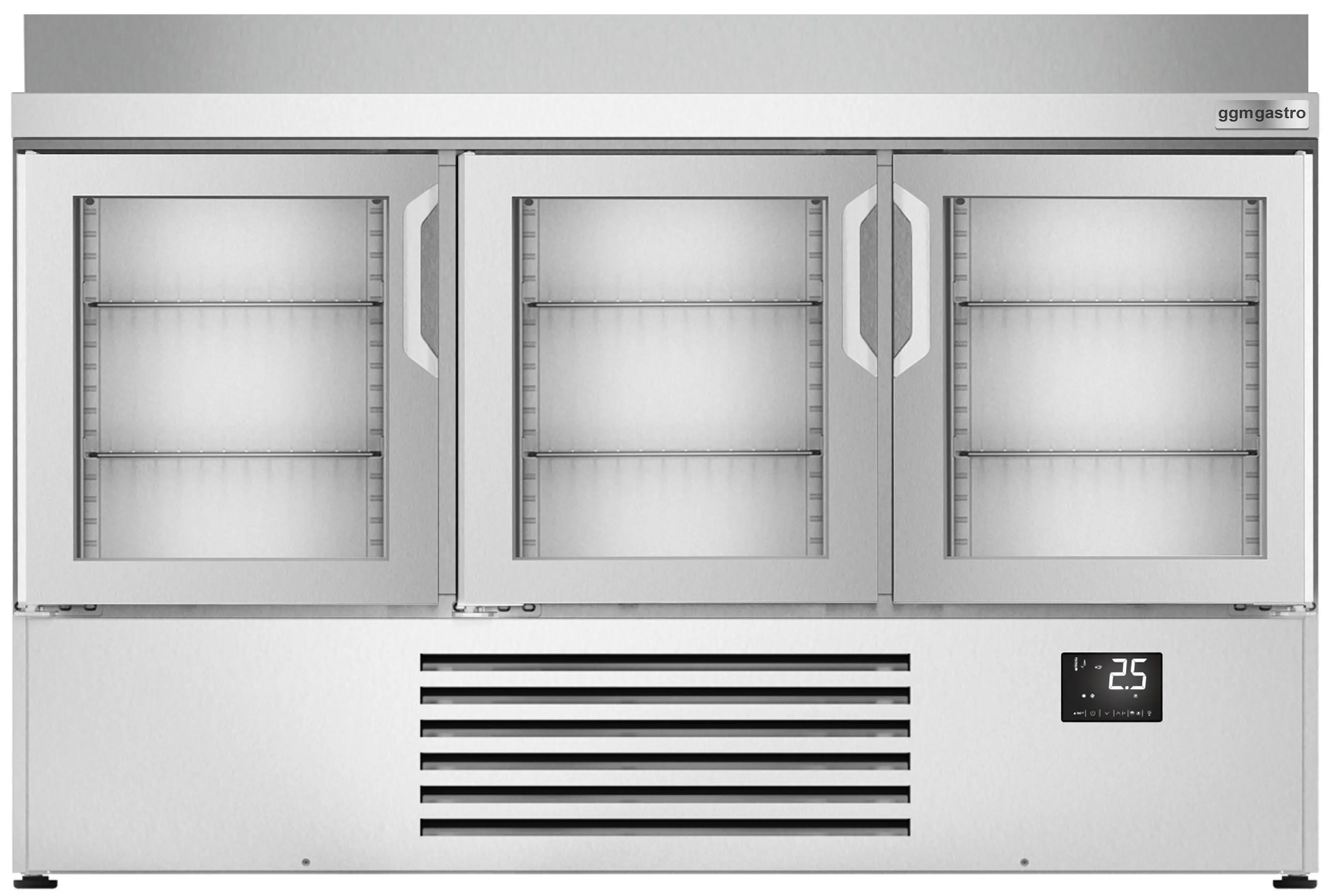 Masa frigorifica pentru bar GGM Gastro BGI157M (Inox) - 3