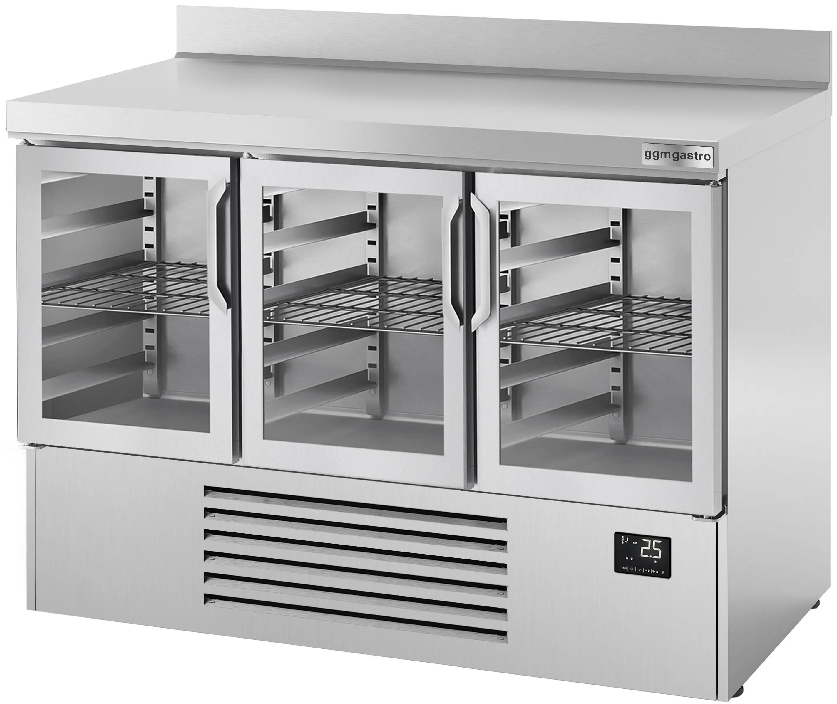 Masa frigorifica pentru bar GGM Gastro BGI157M (Inox) - 4
