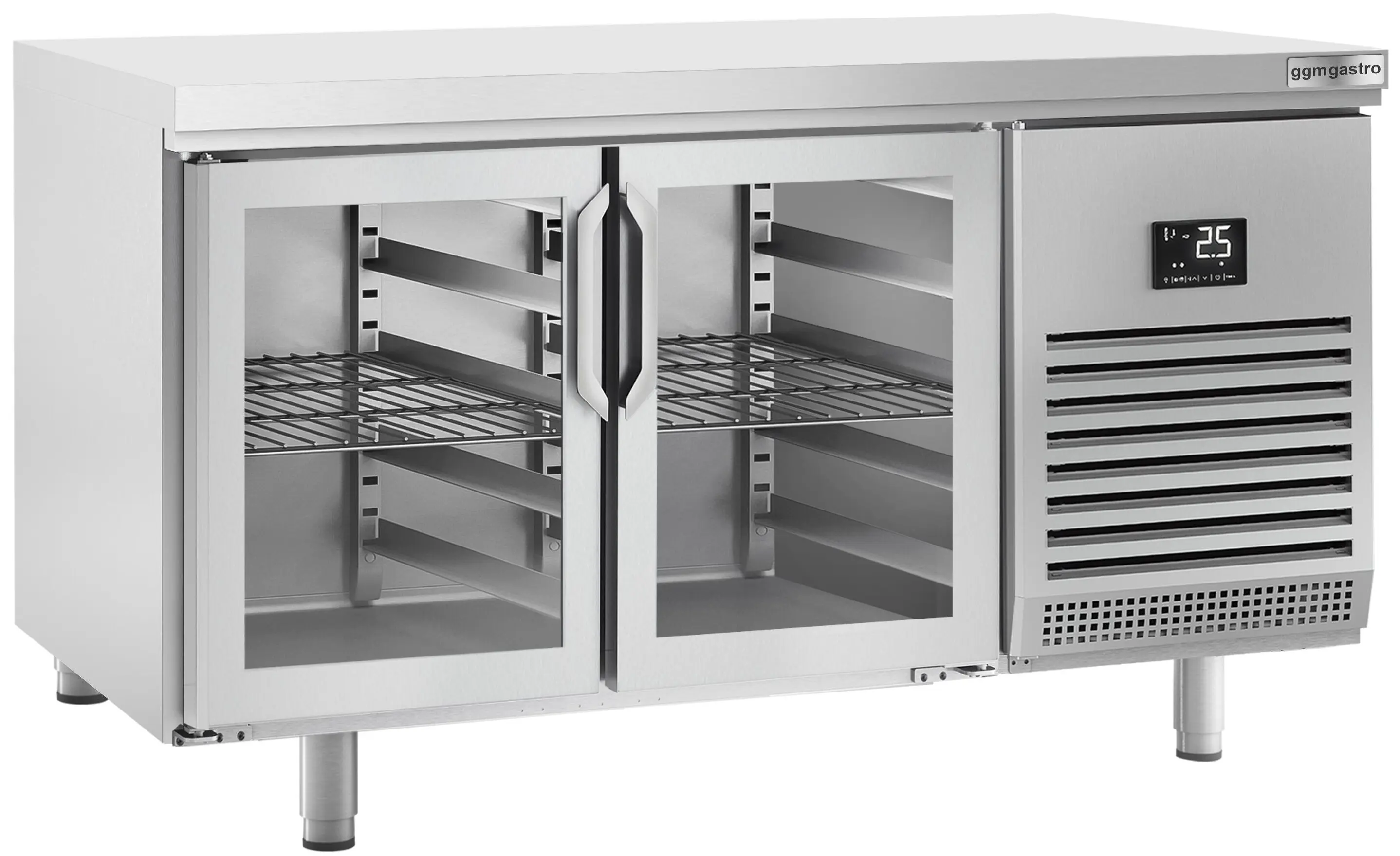 Masa frigorifica pentru bar GGM Gastro BGI168G (Inox) - 2