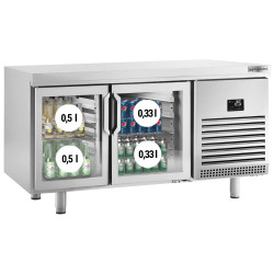 Masa frigorifica pentru bar GGM Gastro BGI168GB (Inox) Thumb